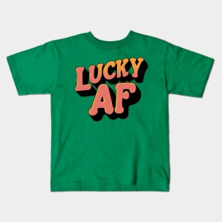 Lucky Af Kids T-Shirt